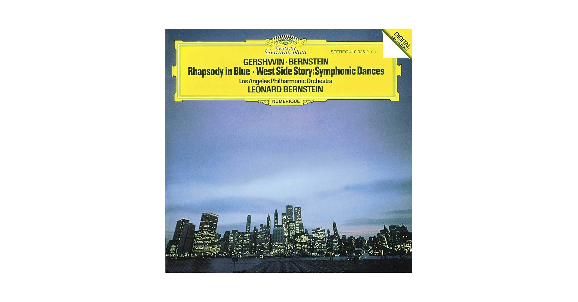 BERNSTEIN / LOS ANGELES SYM ORCH, GERSHWIN,GEORGE, BERNSTEIN